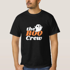 Boo Crew Orange Halloween-familjen som matchar T Shirt