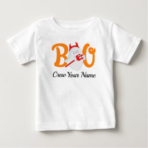 Boo Crew Orange Halloween Family Personlig T Shirt
