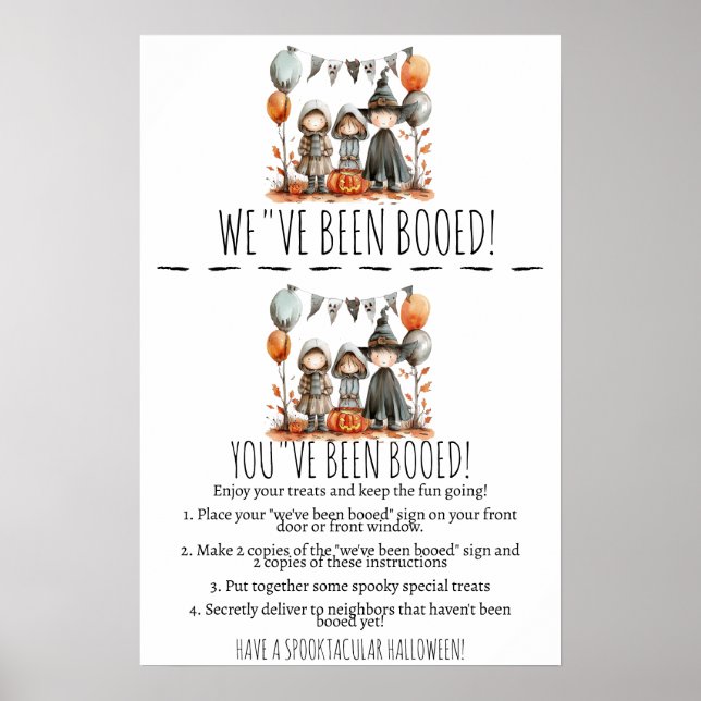 Boo Crew Överraskning – Ett Halloween-spel Poster (Framsidan)