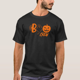 Boo Crew Retro Halloween Matchande Familj Grupp Sj T Shirt