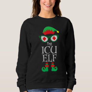 Boo Crew Sjuksköterska Alv Jul Leopardtryck Glasög T Shirt