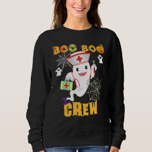 Boo Crew Sjuksköterska Doktor Dräkt Halloween Spök T Shirt