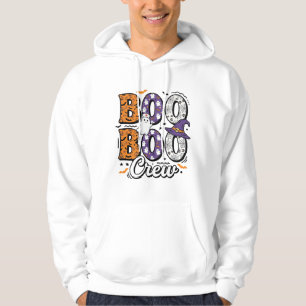 Boo Crew Sjuksköterska Halloween Vintage T-Shirt D Hoodie