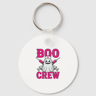 Boo Crew Sjuksköterska Spöke Halloween Nyckelring