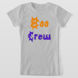 Boo Crew Söt Halloween Barn Typografi Design 👻 T Shirt