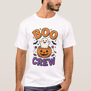 Boo Crew Söt Spök Pumpa Halloween Tröja Design