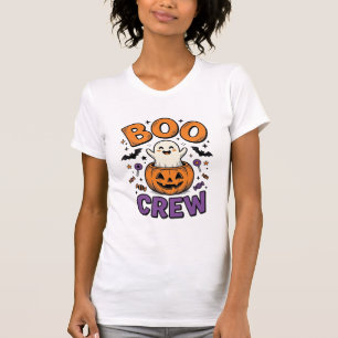 Boo Crew Söt Spök Pumpa Halloween Tröja Design