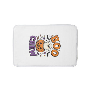 Boo Crew Söt Spök Pumpa Halloween Tröja Design Badrumsmatta