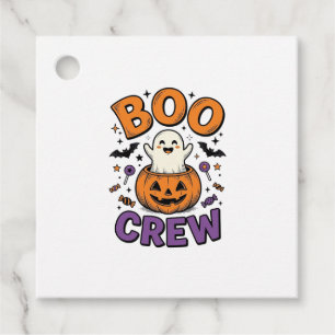 Boo Crew Söt Spök Pumpa Halloween Tröja Design Gåvor Etiketter