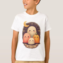 Boo Crew Söt Spökfamilj Halloween T-Shirt