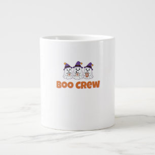 Boo Crew – söta halloween-spökdesign Jumbo Mugg