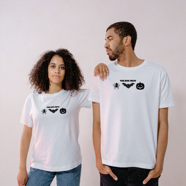 Boo Crew - Spider, Jack-o'-lantern, Fladdermus T Shirt (Skapare uppladdad)