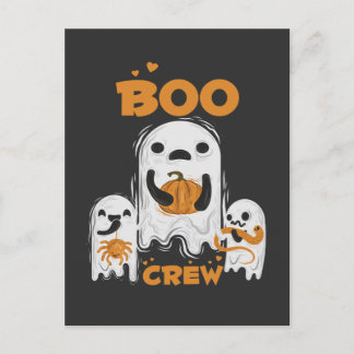 Boo Crew Spök Halloween vykort