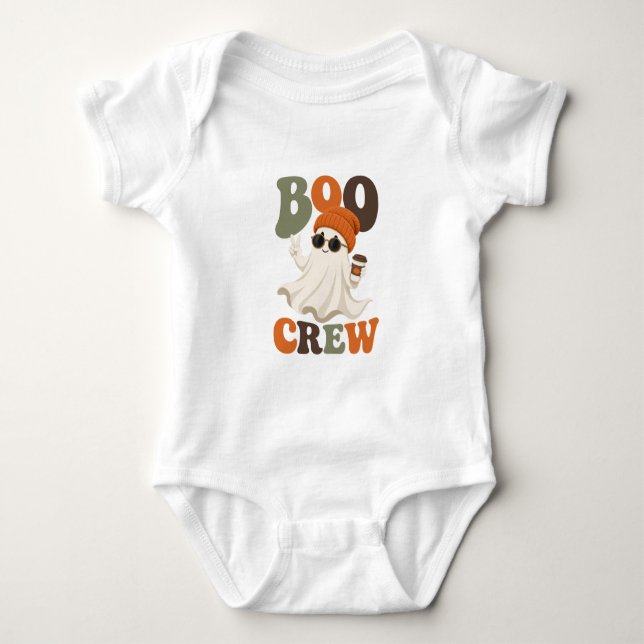 Boo Crew Spöke T Shirt (Framsida)