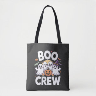Boo Crew Spöken Pumpa Kuslig Halloween Trupp Tygkasse