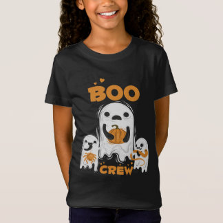 Boo Crew Spökflickor Familj Matchande Halloween T Shirt