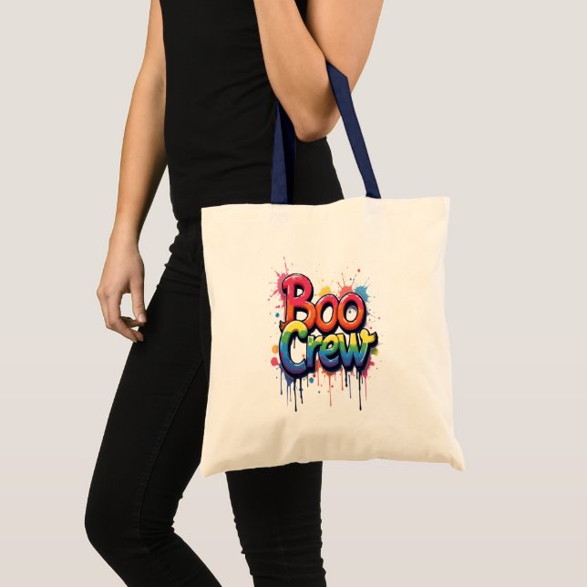 BOO CREW TOTE BAGS TYGKASSE (Framsida (produkt))