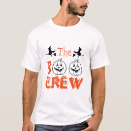 Boo Crew Witches Pumpkins Matching T Shirt