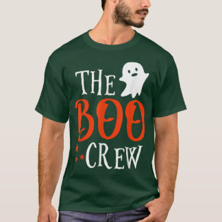 Boo CrewScary Cute Ghost Halloween T Shirt