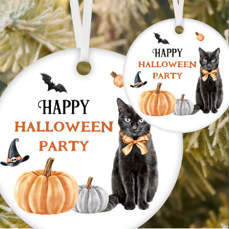 Boo Cute Ghost Halloween fest Julgransprydnad Keramik