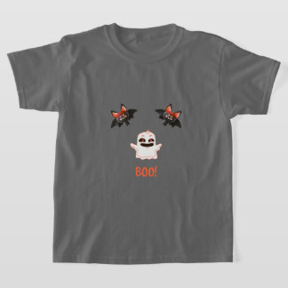 BOO! Cute Ghost Kids Halloween Tee