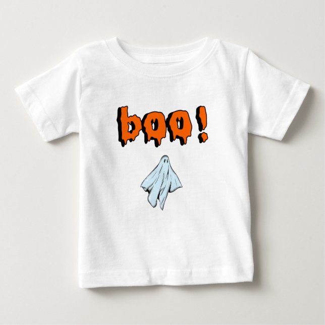Boo Cute Ghost T Shirt (Framsida)