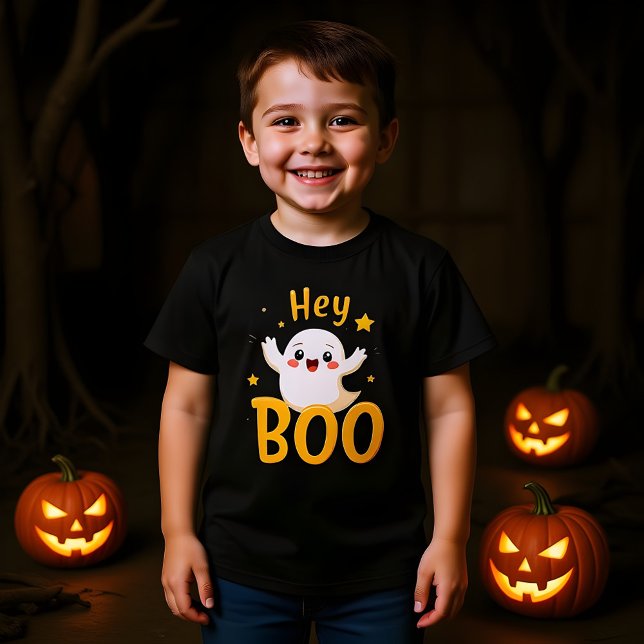Boo Cute Halloween Ghost Design T Shirt (Skapare uppladdad)