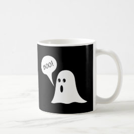 Boo Cute Halloween Ghost Kaffemugg