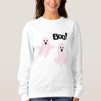 Boo Cute Halloween Rosa Spöken Spooky T Shirt