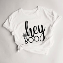Boo Cute Halloween Womens T-Shirt