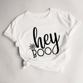 Boo Cute Halloween Womens T-Shirt