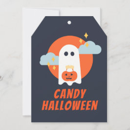 Boo Cute Spöken Candy halloween Card