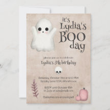 Boo Day Kawaii Ghost Halloween Birthday