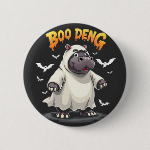 Boo Deng Ghost Baby Pygmy Hippo Moo Deng Halloween Knapp