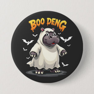 Boo Deng Ghost Baby Pygmy Hippo Moo Deng Halloween Knapp