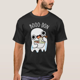 Boo-don Rolig Spök Udon Pun Mörk BG T Shirt