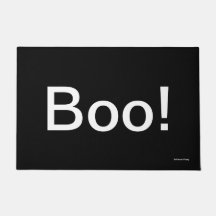 Boo! Door Mat