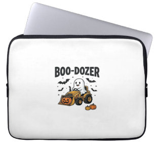 Boo-Dozer Halloween Spök Bulldozer Design_1 Laptop Fodral