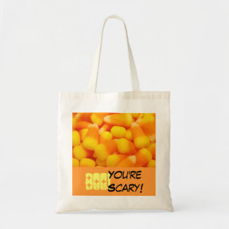 BOO! Du är läskiga Totebags Candy Corn Halloween Tygkasse