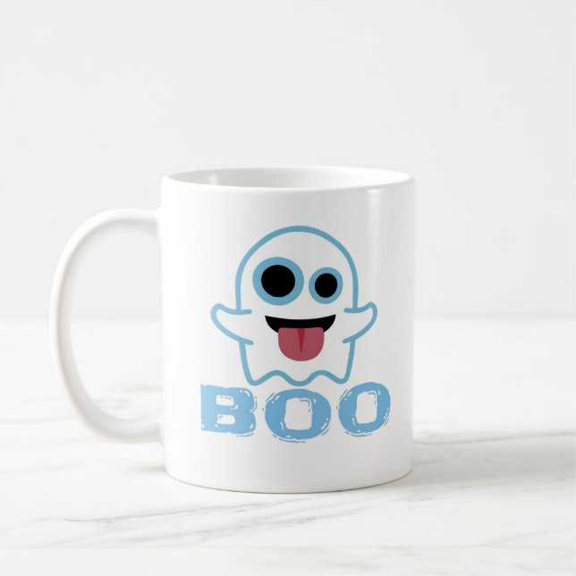 Boo Fånig Funny Meme Kaffemugg (Vänster)