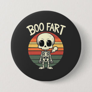 Boo fart Funny Spooky Pastel Ghost Goth Retro Knapp