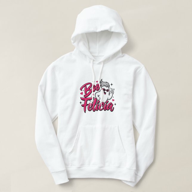  "Boo Felicia" spooky season Hoodie (Design framsida)