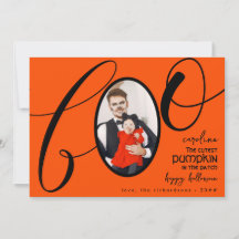 Boo First Halloween Cutest Pumpkin Baby Photo 2