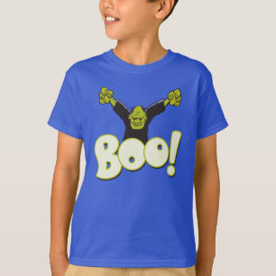 BOO! Frankenstein Monster Halloween Tecknad Tee Shirt