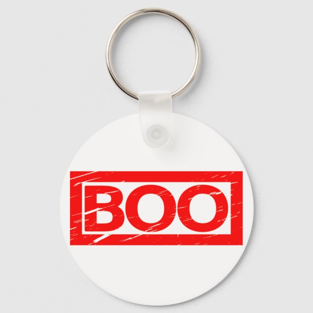 Boo Frimärke Nyckelring (Framsida)