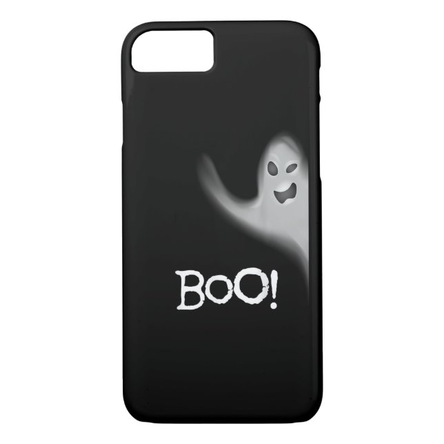 Boo Funny Gömmande Peekabo Scary Halloween Case-Mate iPhone Skal (Baksida)