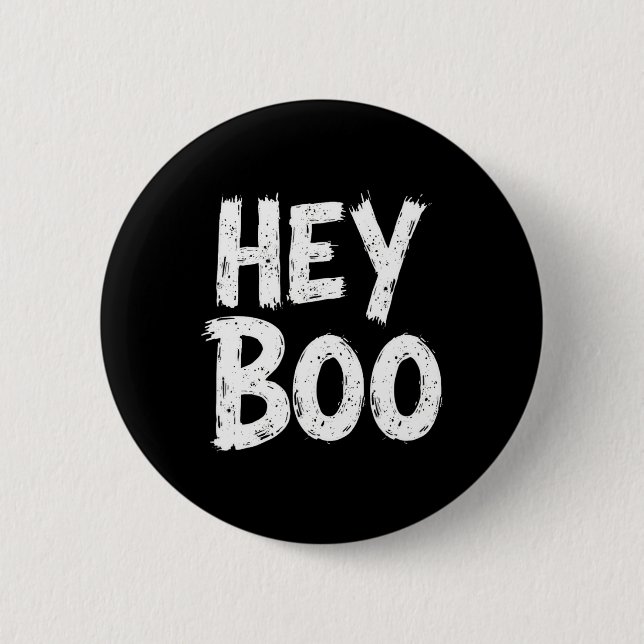 Boo Funny Halloween Ghost Knapp (Framsida)
