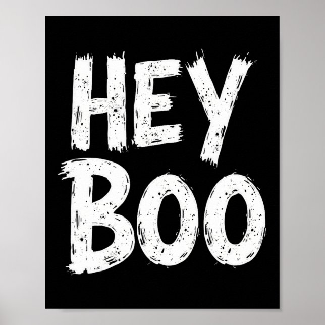 Boo Funny Halloween Ghost Poster (Framsidan)