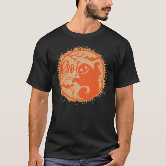 Boo Funny Halloween Gift Ideas T Shirt (Framsida)