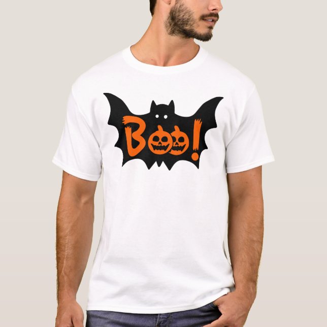 Boo Funny Halloween Gift Ideas T Shirt (Framsida)